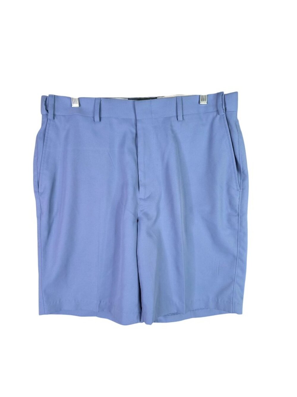 Mens Vintage Blair Adjust A Band Blue Chino Shorts 10" Inseam Polyester Size 34